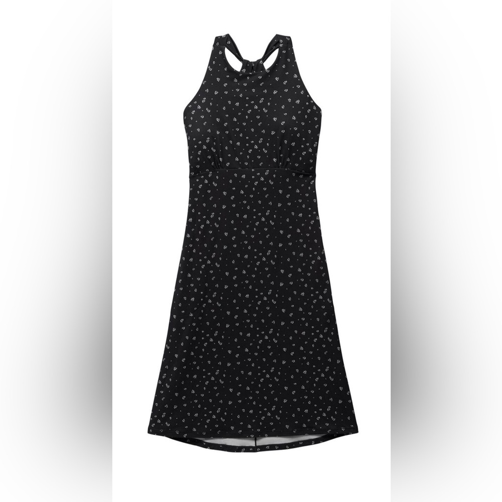NWT💎Prana Jewel Lake Summer Dress XL Black Spring time built in Bra Retail $117 - Picture 3 of 5